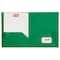 JAM Paper 9.5" x 11.5" Plastic 2 Pocket School POP Folders, 6ct.
